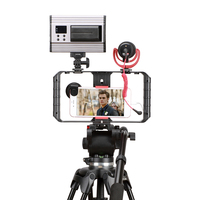 Ulanzi U Rig Pro Smartphone wideo Rig Hand Grip Filmmaking Case telefon stabilizator wideo ręczny statyw do iPhone Android 4